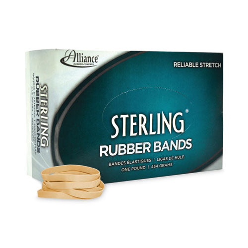 Image of Alliance® Sterling Rubber Bands, Size 62, 0.03" Gauge, Crepe, 1 Lb Box, 600/box