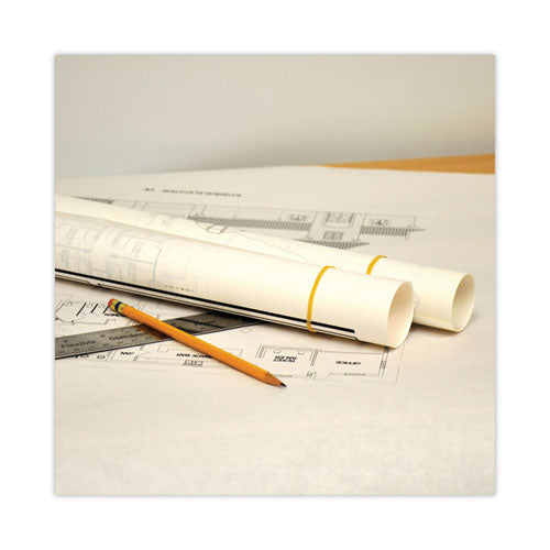 Image of Alliance® Pale Crepe Gold Rubber Bands, Size 32, 0.04" Gauge, Golden Crepe, 1 lb Box, 1,100/Box