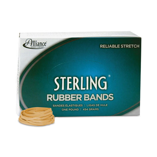 Image of Alliance® Sterling Rubber Bands, Size 31, 0.03" Gauge, Crepe, 1 Lb Box, 1,200/box