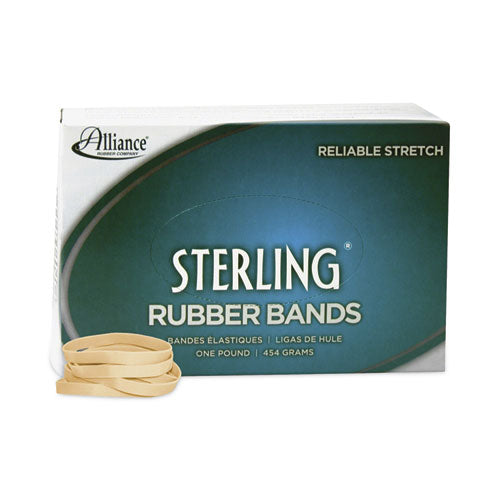 Image of Alliance® Sterling Rubber Bands, Size 62, 0.03" Gauge, Crepe, 1 Lb Box, 600/box