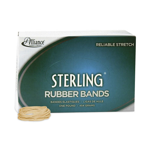 Image of Alliance® Sterling Rubber Bands, Size 14, 0.03" Gauge, Crepe, 1 Lb Box, 3,100/box