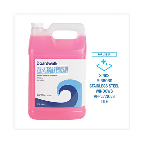 Image of Boardwalk® Industrial Strength All-Purpose Cleaner, Lemon Scent, 1 gal Bottle