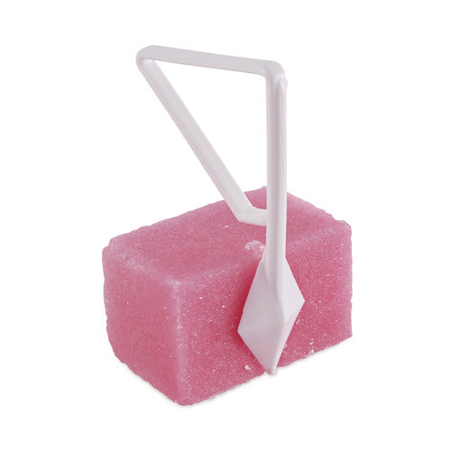 Image of Boardwalk® Para Toilet Bowl Deodorizer Block, Cherry Scent, 4 oz, Pink, 12/Box