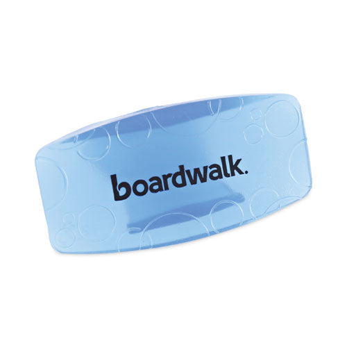 Image of Boardwalk® Toilet Bowl Clip, Cotton Blossom Scent, Blue, 12/Box
