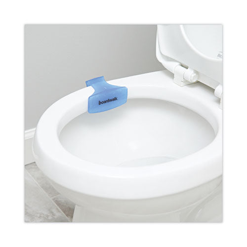 Image of Boardwalk® Toilet Bowl Clip, Cotton Blossom Scent, Blue, 12/Box