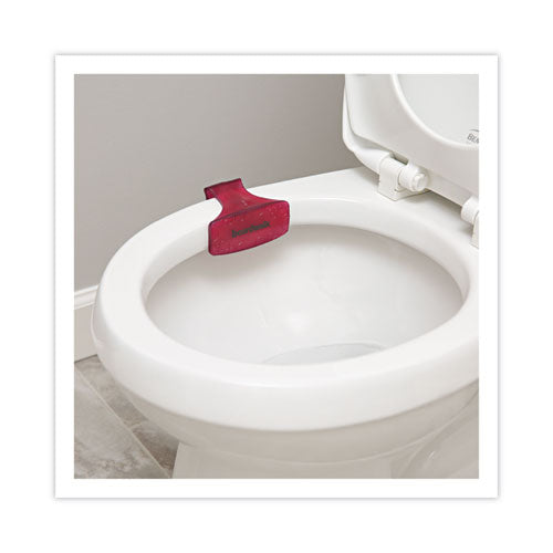 Image of Boardwalk® Toilet Bowl Clip, Spiced Apple Scent, Red, 12/Box