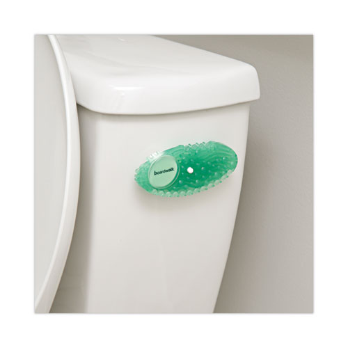 Image of Boardwalk® Curve Solid Air Freshener, Cucumber Melon, Green, 10/Box