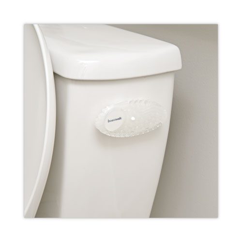 Image of Boardwalk® Curve Solid Air Freshener, Mango, Clear, 10/Box