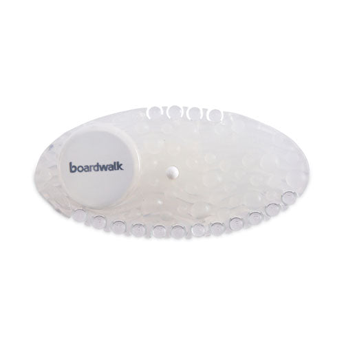 Image of Boardwalk® Curve Solid Air Freshener, Mango, Clear, 10/Box, 6 Boxes/Carton