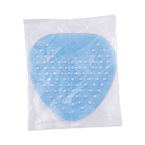 Image of Boardwalk® Gem Urinal Deodorizer Screen, Cotton Blossom Scent, Blue, 12/Box