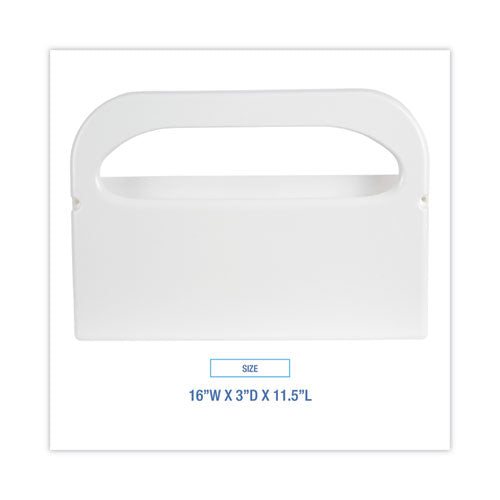 Image of Boardwalk® Toilet Seat Cover Dispenser, 16 X 3 X 11.5, White, 2/box