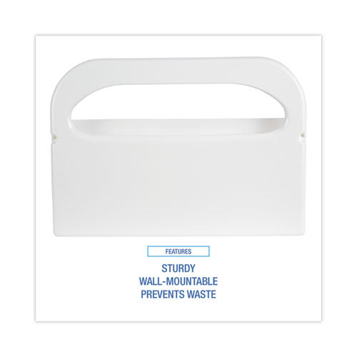 Image of Boardwalk® Toilet Seat Cover Dispenser, 16 X 3 X 11.5, White, 2/box