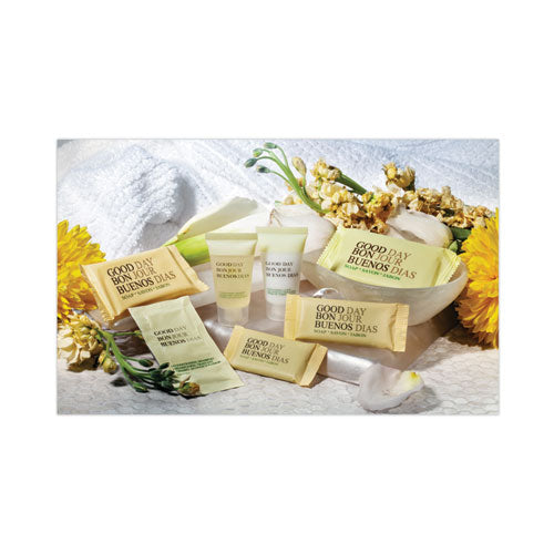Image of Good Day Unwrapped Amenity Bar Soap, Fresh Scent, # 1/2, 1,000/carton
