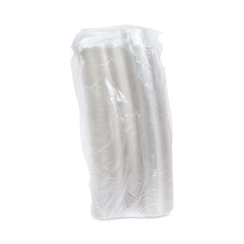 Image of Pactiv Evergreen EarthChoice Recycled PET Hinged Container, 16 oz, 4.92 x 5.87 x 2.48, Clear, Plastic, 200/Carton