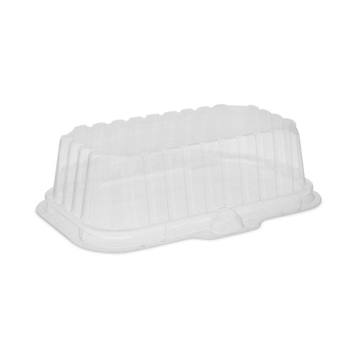 Image of Pactiv Evergreen OPS Dome-Style Lid, 17S Deep Dome, 8.3 x 4.8 x 2.1, Clear, Plastic, 250/Carton