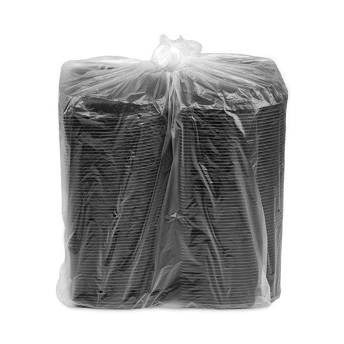 Image of Pactiv Evergreen EarthChoice MealMaster Container, 16 oz, 8.13 x 6.5 x 1, Black, Plastic, 252/Carton