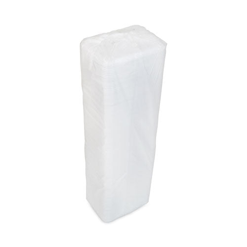 Image of Pactiv Evergreen Meat Tray, #4 Shallow, 9.13 x 7.13 x 0.65, White, Foam, 500/Carton