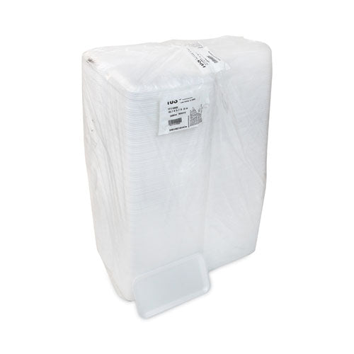 Image of Pactiv Evergreen Supermarket Tray, #10S, 10.75 x 5.7 x 0.65, White, Foam, 500/Carton