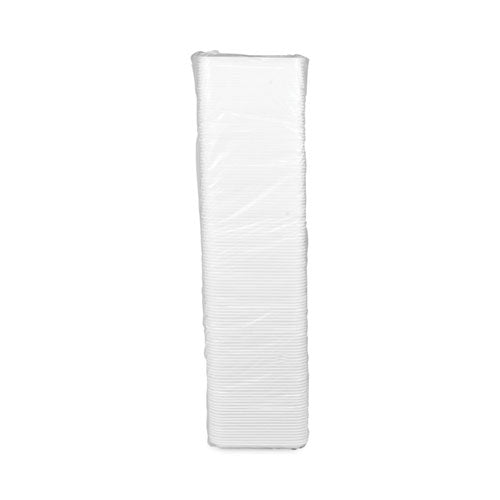 Image of Pactiv Evergreen Supermarket Tray, #2, 8.2 x 5.7 x 0.91, White, Foam ,500/Carton