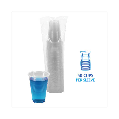 Image of Boardwalk® Translucent Plastic Cold Cups, 16 oz, 50/Pack