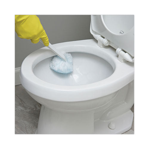Image of Boardwalk® Deluxe Toilet Bowl Mop, 12" Handle, 2" Mop Head, White