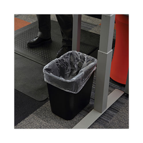 Image of Boardwalk® High-Density Can Liners, 10 gal, 6 mic, 24" x 23", Natural, Perforated Roll, 50 Bags/Roll, 20 Rolls/Carton