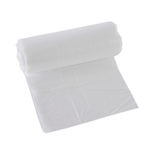 Image of Boardwalk® High-Density Can Liners, 16 gal, 6 mic, 24" x 33", Natural, Perforated Roll, 50 Bags/Roll, 20 Rolls/Carton