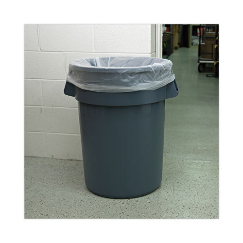 Image of Boardwalk® High Density Industrial Can Liners Flat Pack, 56 gal, 16 mic, 43" x 48", Natural, Flat Pack, 200/Carton