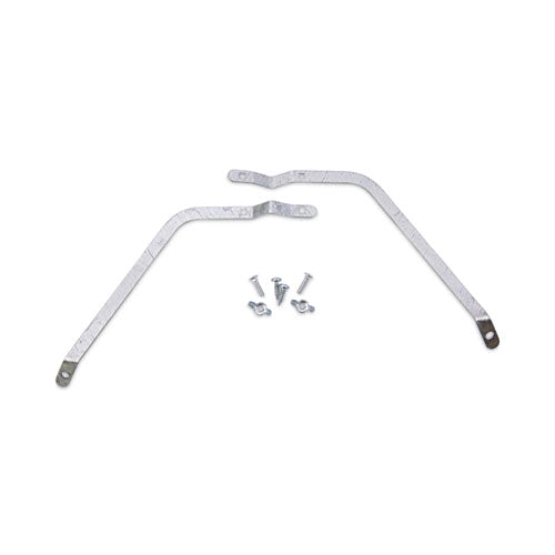 Image of Boardwalk® Metal Handle Braces, Large, Fits 24" to 48" Floor Sweeps, 0.5 x 17 x 12