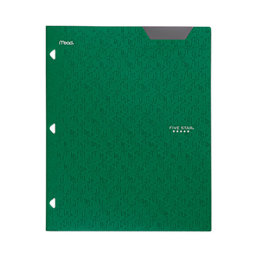 Image of Five Star® Two-Pocket Stay-Put Plastic Folder, 11 x 8.5, Assorted, 4/Pack