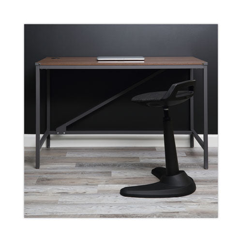 Image of Alera® Industrial Series Table Desk, 47.25" X 23.63" X 29.5", Modern Walnut