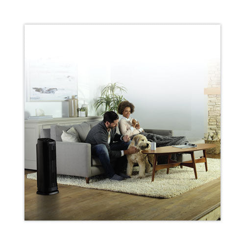 Image of Honeywell AirGenius 5 Air Purifier, 250 sq ft Room Capacity, Black