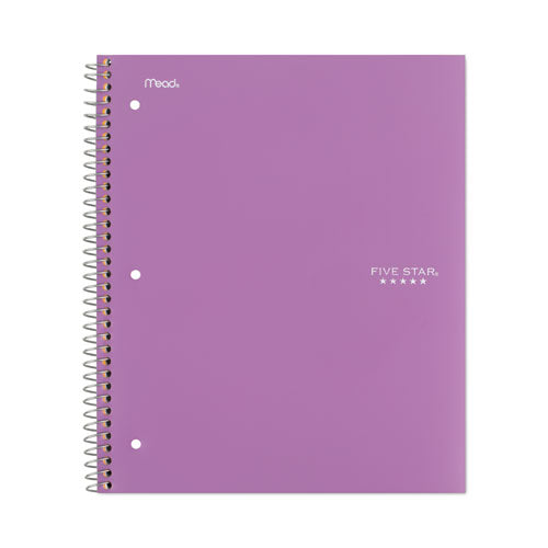 Image of Five Star® Wirebound Notebook, 1-Subject, Medium/College Rule, Assorted Cover Colors, (100) 11 x 8.5 Sheets, 6/Pack