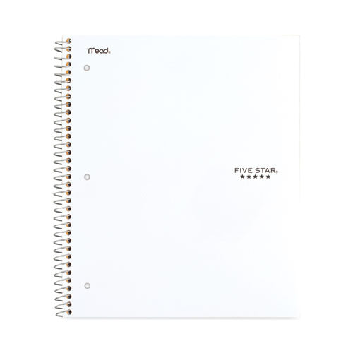 Image of Five Star® Wirebound Notebook, 1-Subject, Medium/College Rule, Assorted Cover Colors, (100) 11 x 8.5 Sheets, 6/Pack