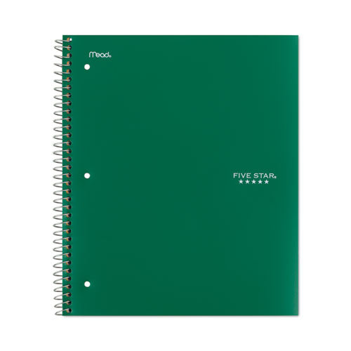 Image of Five Star® Wirebound Notebook, 1-Subject, Medium/College Rule, Assorted Cover Colors, (100) 11 x 8.5 Sheets, 6/Pack
