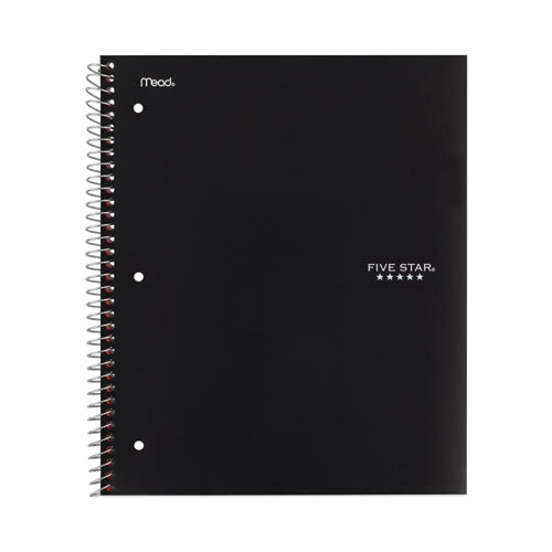 Image of Five Star® Wirebound Notebook, 1-Subject, Medium/College Rule, Assorted Cover Colors, (100) 11 x 8.5 Sheets, 6/Pack