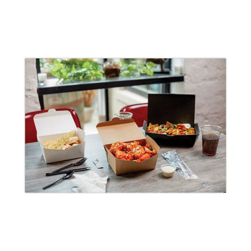 Image of Pactiv Evergreen Earthchoice Onebox Paper Box, 66 Oz, 6.5 X 4.5 X 3.25, White, 160/carton