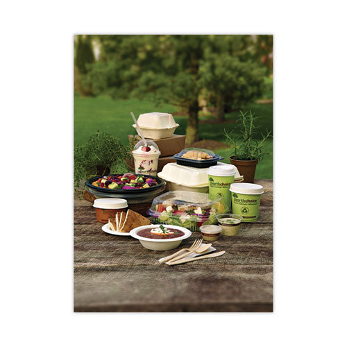 Image of Pactiv Evergreen EarthChoice Compostable Soup Cup Large, 16 oz, 3.63" Diameter x 3.88" h, Green, Paper, 500/Carton