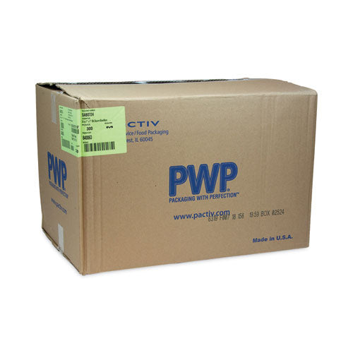 Image of Pactiv Evergreen EarthChoice Square Recycled Bowl, 24 oz, 7 x 7 x 1.52, Black, Plastic, 300/Carton