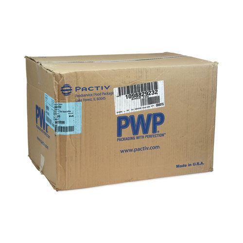 Image of Pactiv Evergreen EarthChoice Square Recycled Bowl, 32 oz, 7 x 7 x 2, Clear, Plastic, 300/Carton