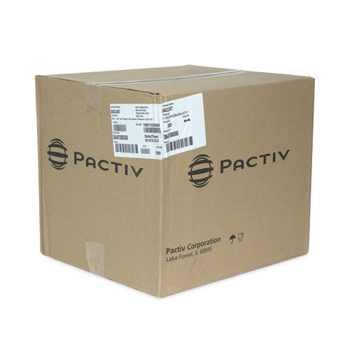 Image of Pactiv Evergreen EarthChoice Recycled PET Container Lid, For 24-32 oz Container Bases, 7.38 x 7.38 x 0.82, Clear, Plastic, 300/Carton