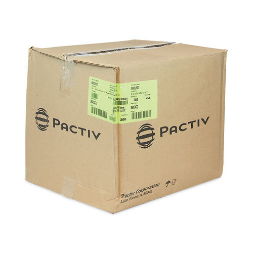 Image of Pactiv Evergreen EarthChoice Square Recycled Bowl Flat Lid, 7.38 x 7.38 x 0.26, Clear, Plastic, 300/Carton