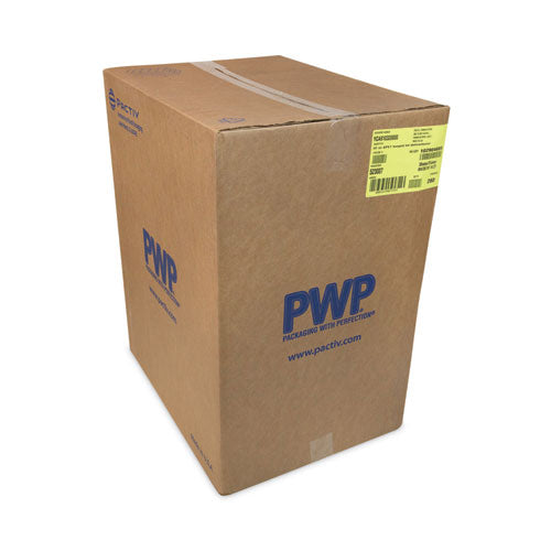 Image of Pactiv Evergreen EarthChoice Recycled PET Hinged Container, 32 oz, 7.31 x 5.88 x 3.25, Clear, Plastic, 280/Carton