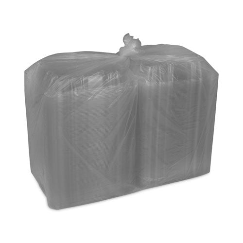 Image of Pactiv Evergreen SENSATION SmartLock Hinged Lid Container, 9.21 x 8.87 x 3.07, Clear, Plastic, 200/Carton