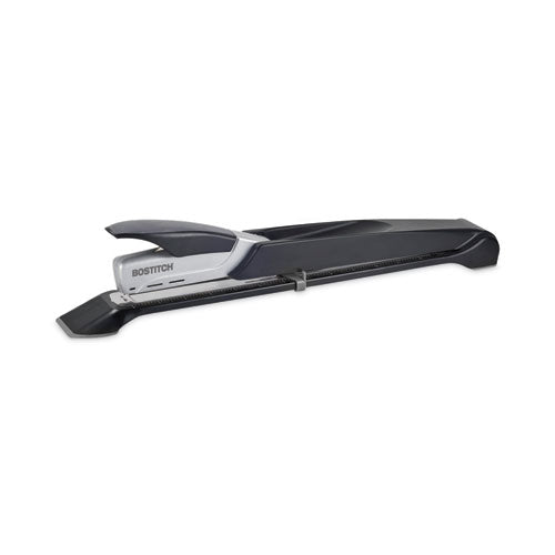 Image of Bostitch® Long Reach Stapler, 25-Sheet Capacity, 12" Throat, Black/silver