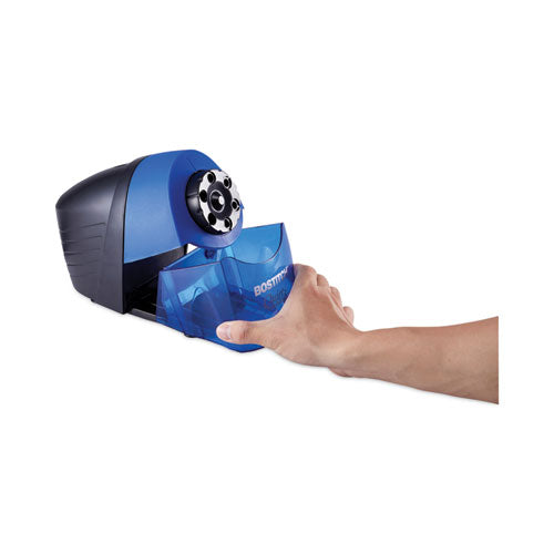 Image of Bostitch® Quietsharp 6 Classroom Electric Pencil Sharpener, Ac-Powered, 6.13 X 10.69 X 9, Blue