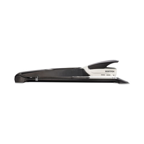 Image of Bostitch® Long Reach Stapler, 25-Sheet Capacity, 12" Throat, Black/silver