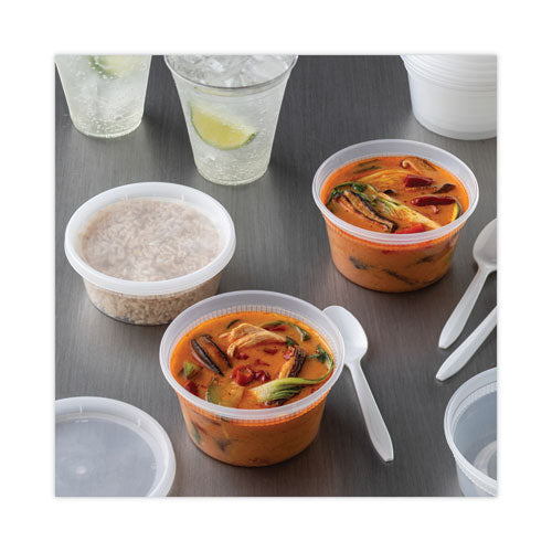 Image of Pactiv Evergreen Fieldware Cutlery, Mediumweight Spoon, Plastic, White, 1,000/Carton