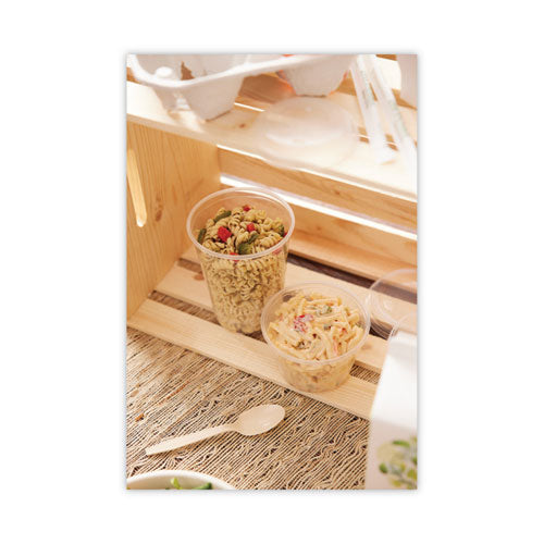 Image of Pactiv Evergreen EarthChoice PSM Cutlery, Heavyweight Spoon, Plastic, Tan, 1,000/Carton