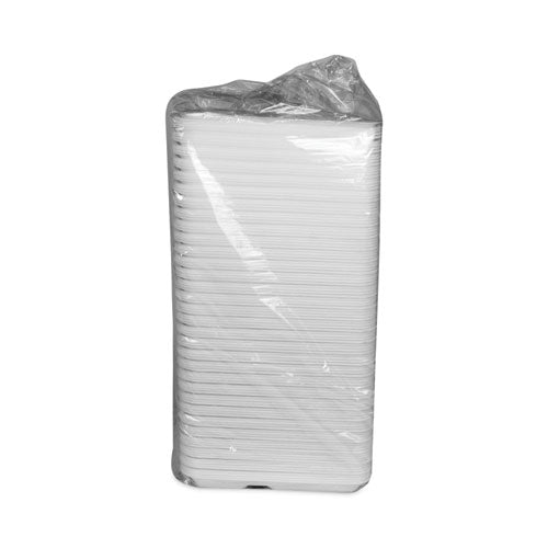 Image of Pactiv Evergreen Foam School Trays, 5-Compartment Tray, 8.25 x 10.5 x 1, White, 500/Carton